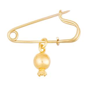 گل سینه طلا زنانه