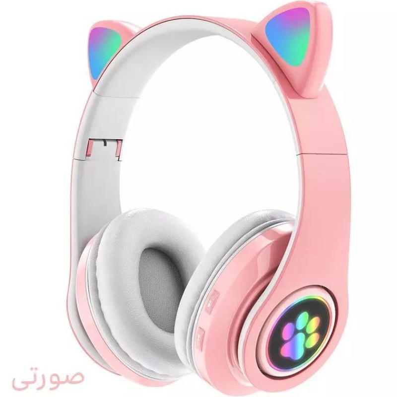 هدفون بلوتوثی مدل CAT EAR کد P33M