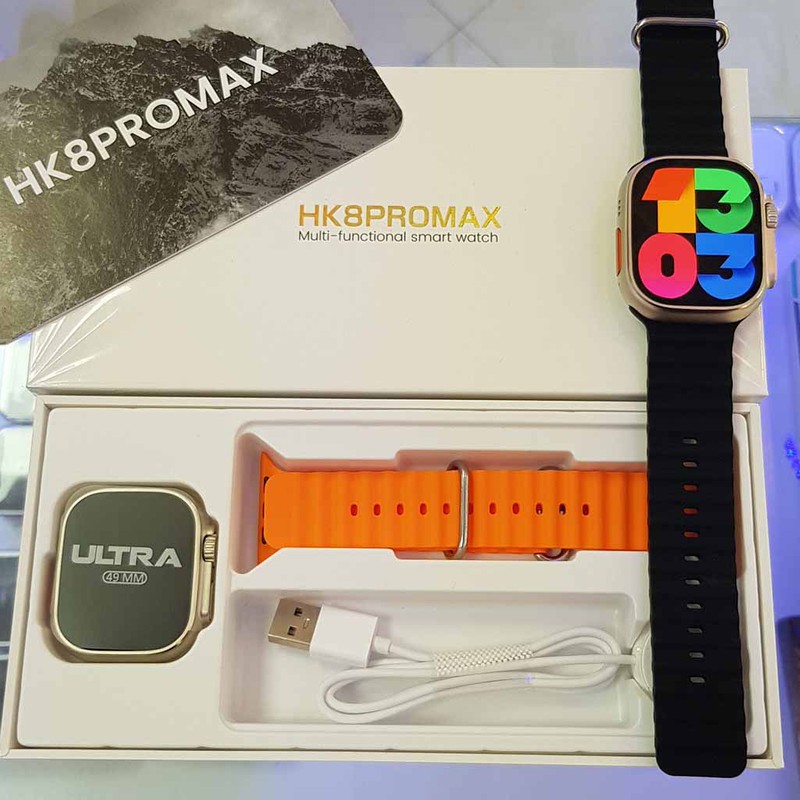 ساعت هوشمند طرح اولترا مدل HK8 Pro Max
