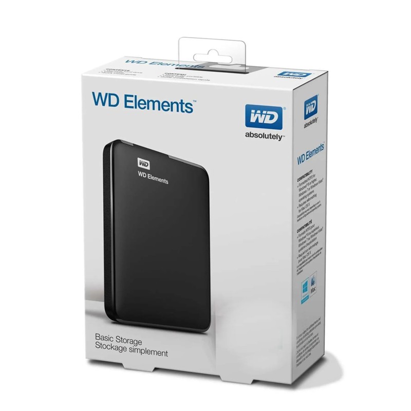 باکس هارد 2.5 اینچی USB 3.0 وسترن دیجیتال مدل WD Elements