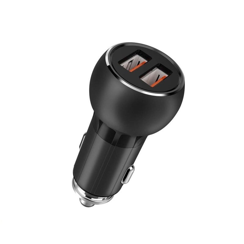 شارژر فندکی الدینیو مدل C503Q همراه با کابل microUSB