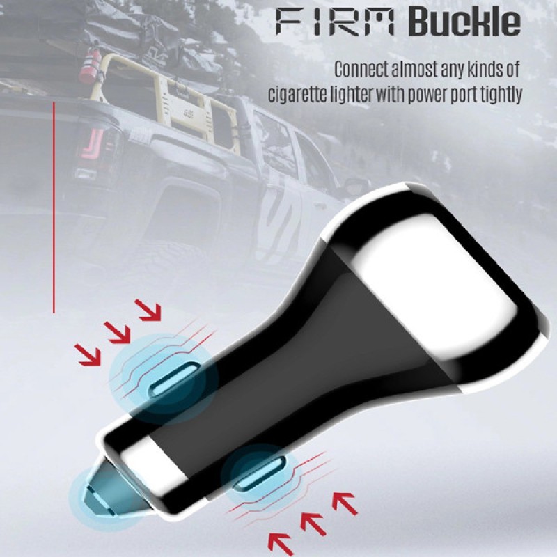 شارژر فندکی الدینیو مدل C2 به همراه با کابل microUSB