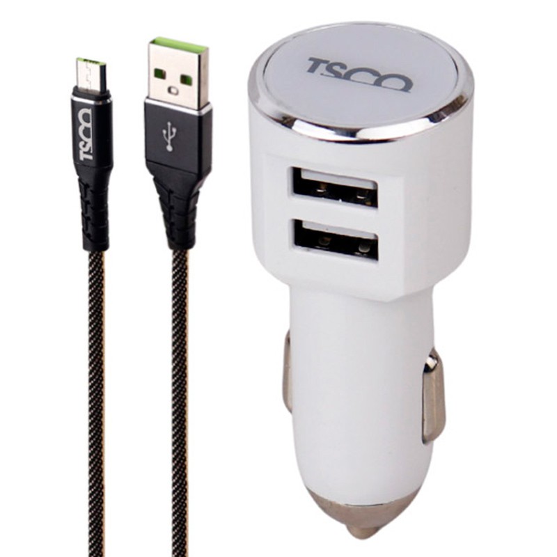 شارژر فندکی TCG 29 N همراه با کابل microUSB
