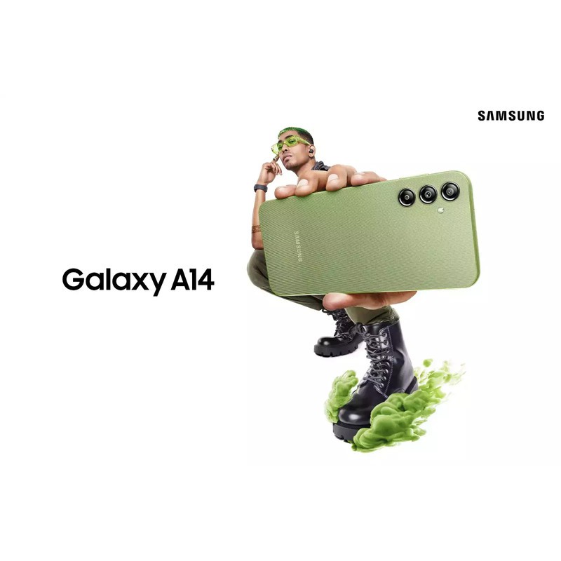 گوشی موبایل سامسونگ مدل Galaxy A14 دو سیم کارت ظرفیت 128 گیگابایت و رم 4 گیگابایت ویتنام