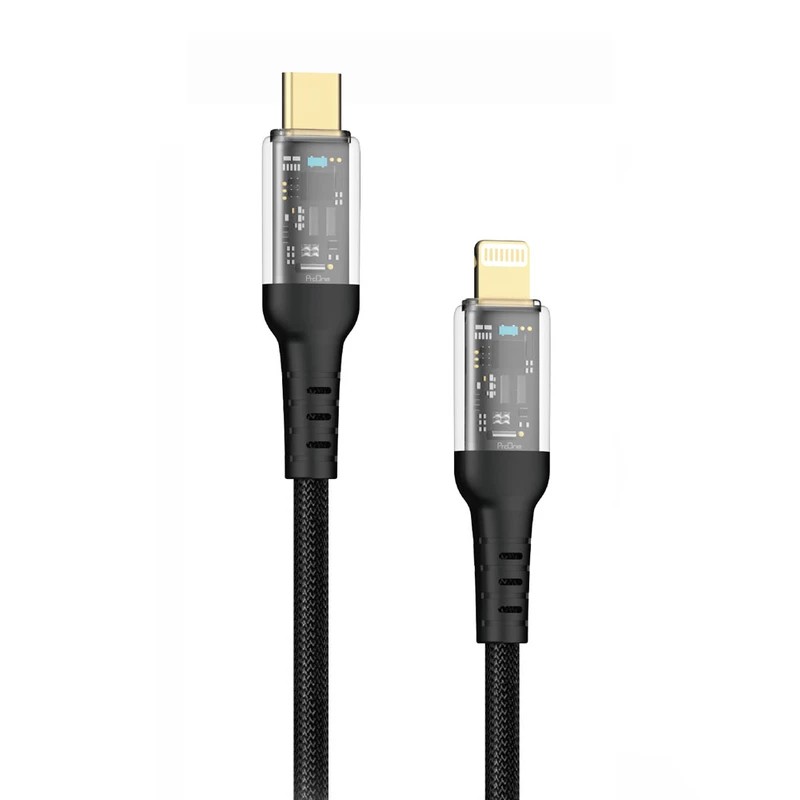 کابل USB-C به لایتنینگ پرووان مدل PCC114 طول 1 متر