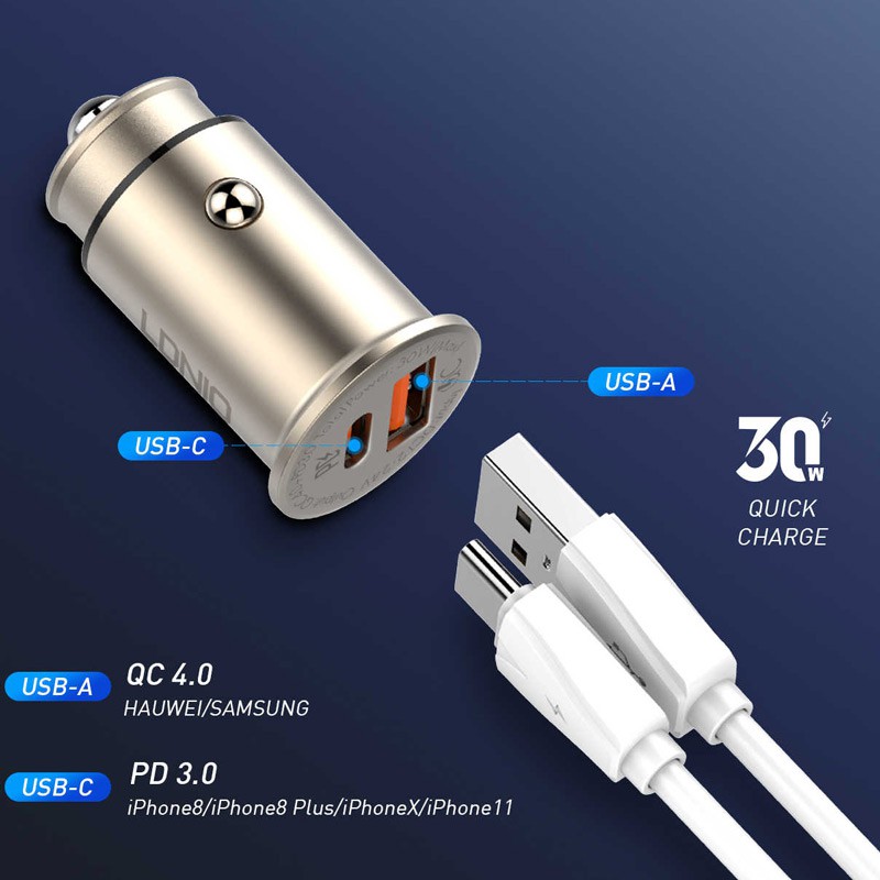 شارژر فندکی الدینیو مدل C506Q