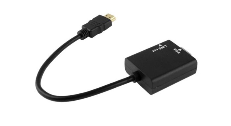مبدل HDMI به VGA همراه با کابل صدا