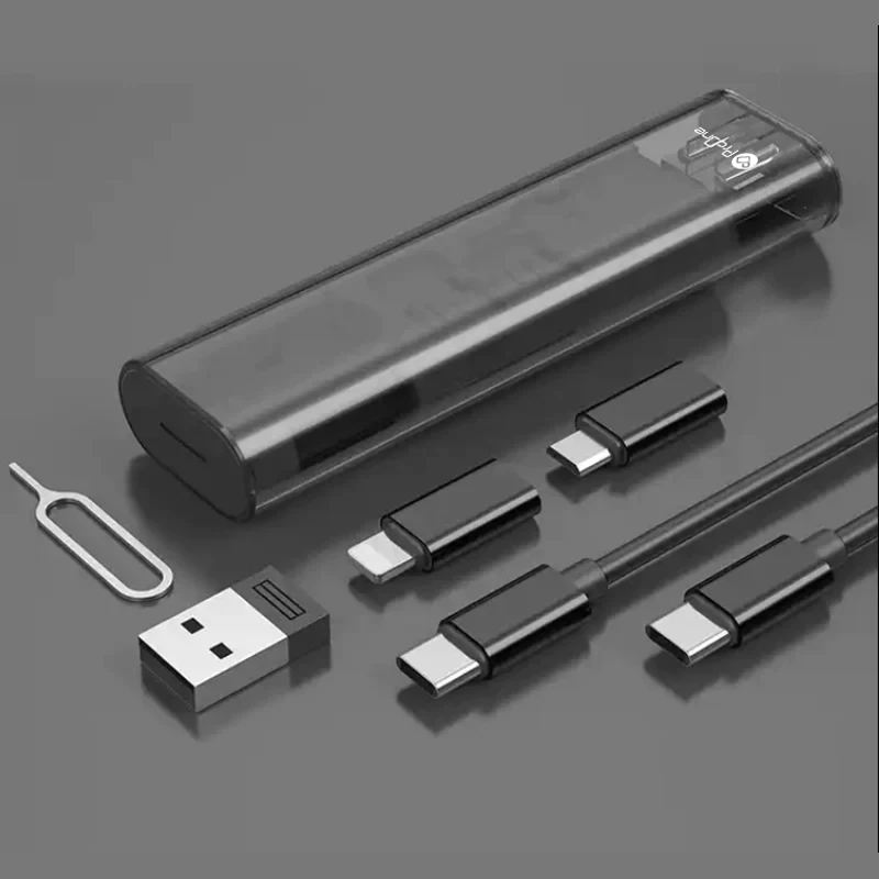 کابل تبدیل USB-C به USB-C / لایتنینگ / USB / micro USB پرووان مدل PCK003 طول 27 سانتی متر