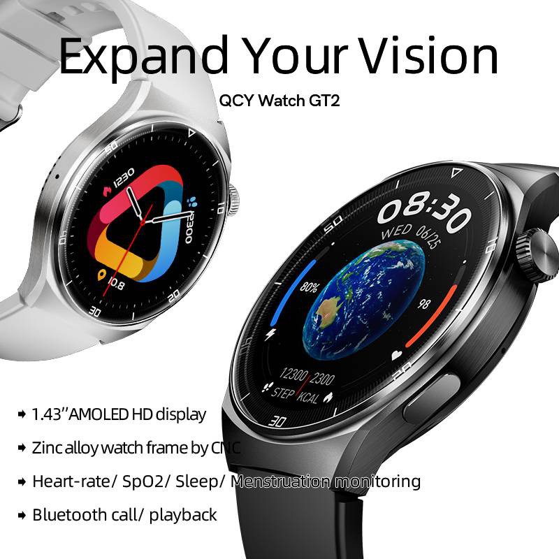 ساعت هوشمند کیو سی وای مدل QCY Watch GT2