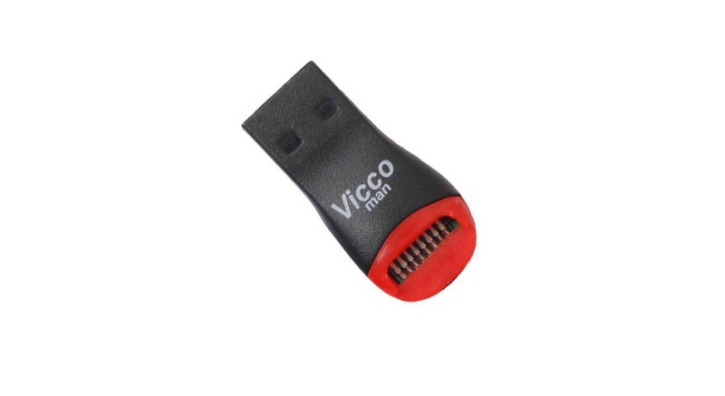 کارت حافظه MicroSD ویکومن مدل 90MBps Class 10 U3 ظرفیت 128GB به همراه کارت خوان
