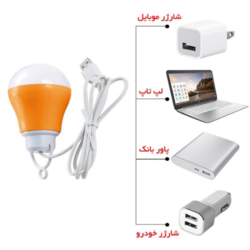 لامپ LED آویزدار مدل USB-OTG