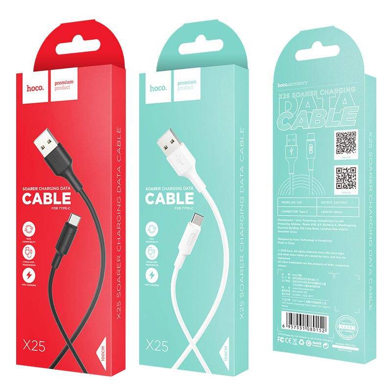 کابل Type-C هوکو مدل X25 طول 1 متر