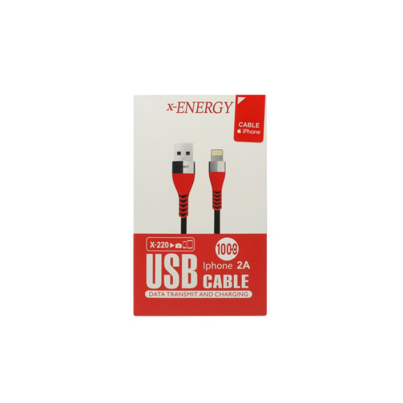 کابل لایتنینگ ایکس-انرژی مدل X-220 طول 1 متر