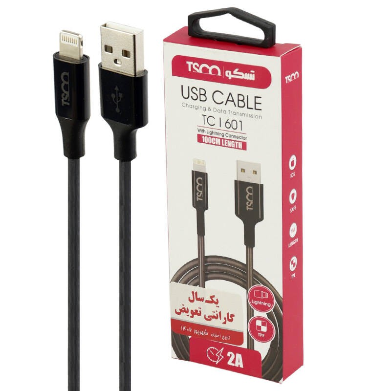 کابل لایتنینگ تسکو مدل TC i601 طول 1 متر