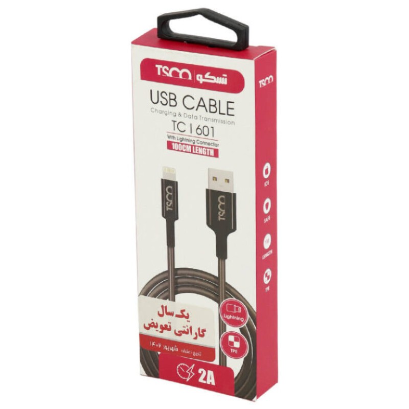 کابل لایتنینگ تسکو مدل TC i601 طول 1 متر