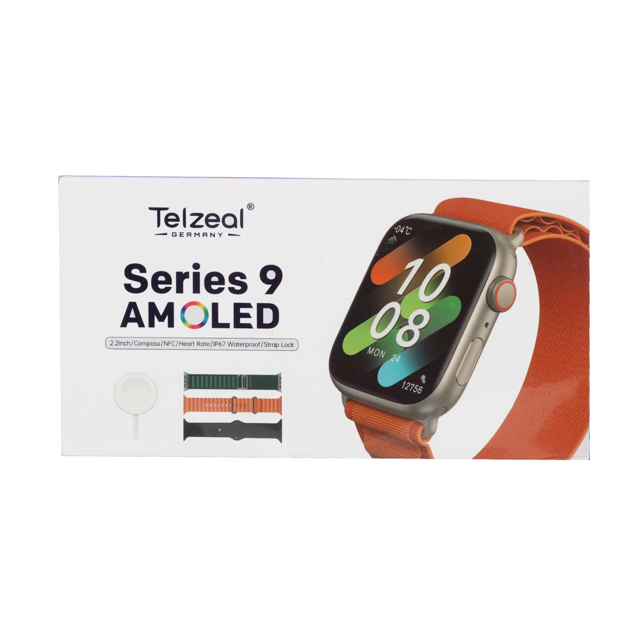 ساعت هوشمند Telzeal مدل Series9 AMOLED Smart Watch-45MM