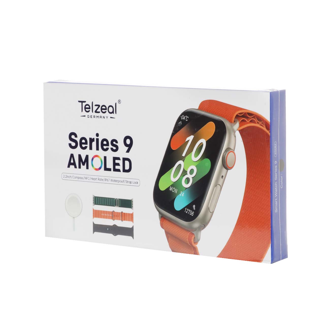 ساعت هوشمند Telzeal مدل Series9 AMOLED Smart Watch-45MM