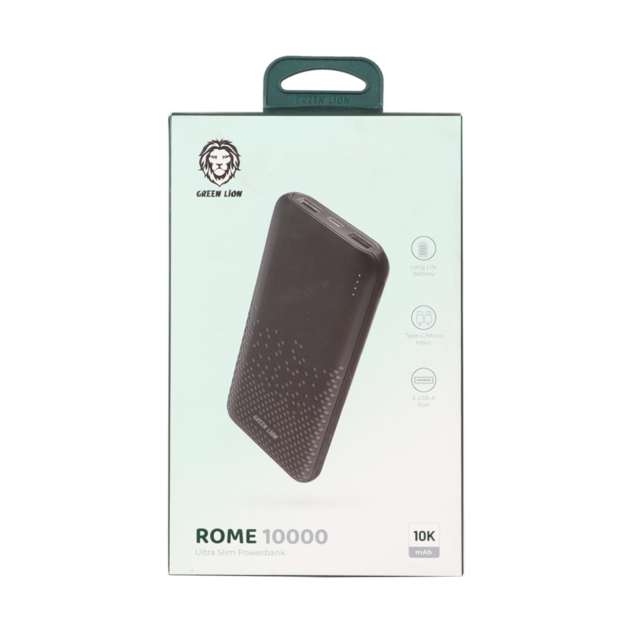 پاوربانک Green Lion 10W 10000mAh مدل GNROME10KPBBK