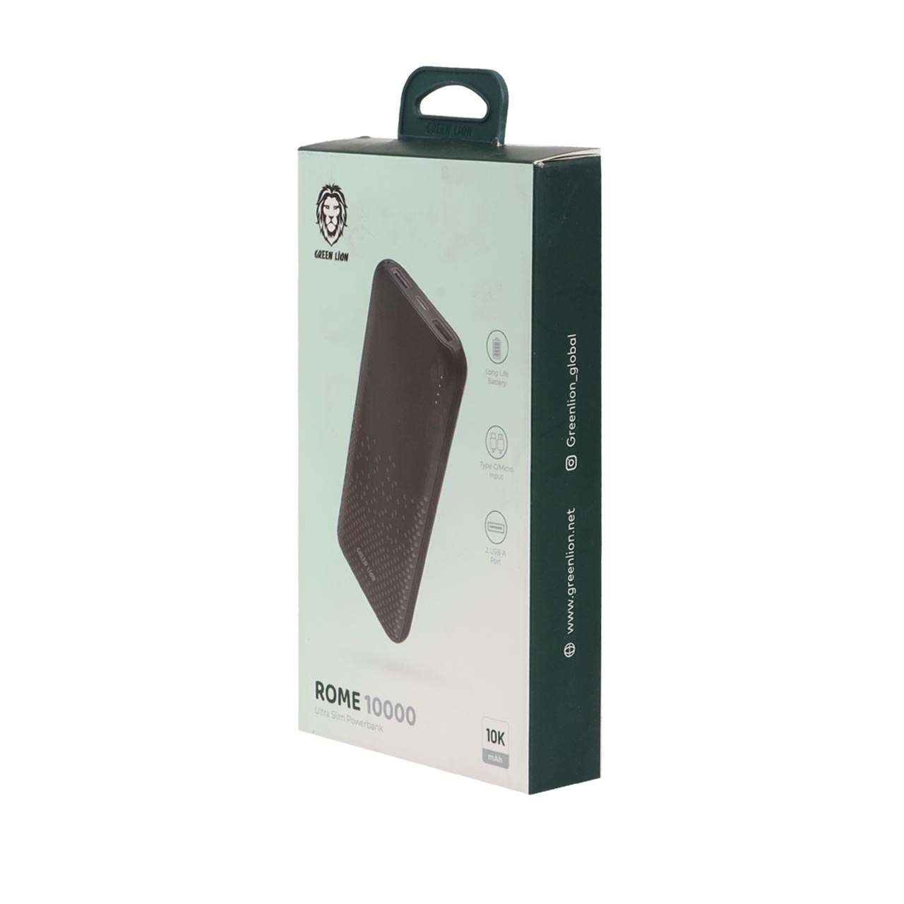 پاوربانک Green Lion 10W 10000mAh مدل GNROME10KPBBK