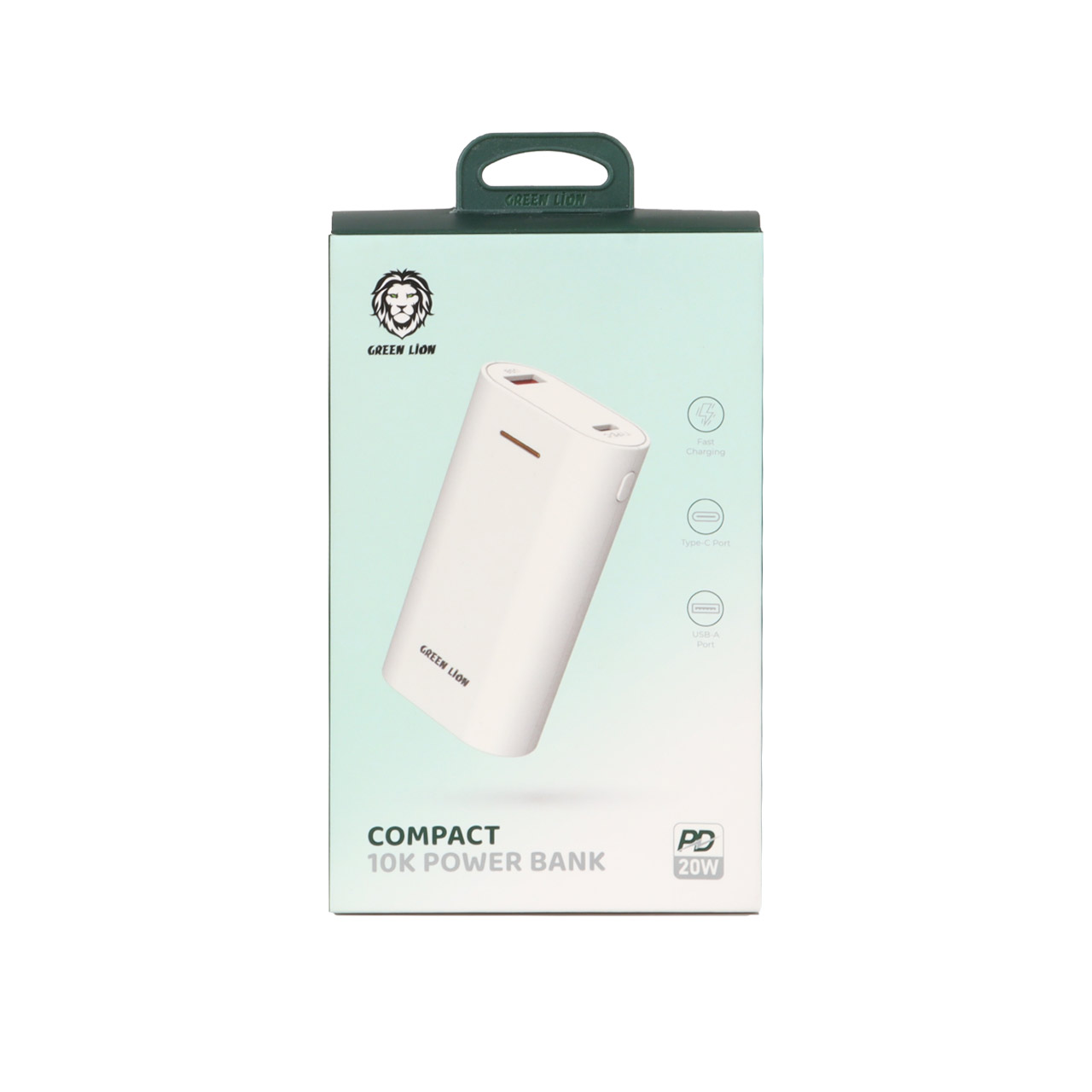 پاوربانک (PD و فست شارژ) Green Lion 20W 10000mAh مدل GNCOM10KPBWH