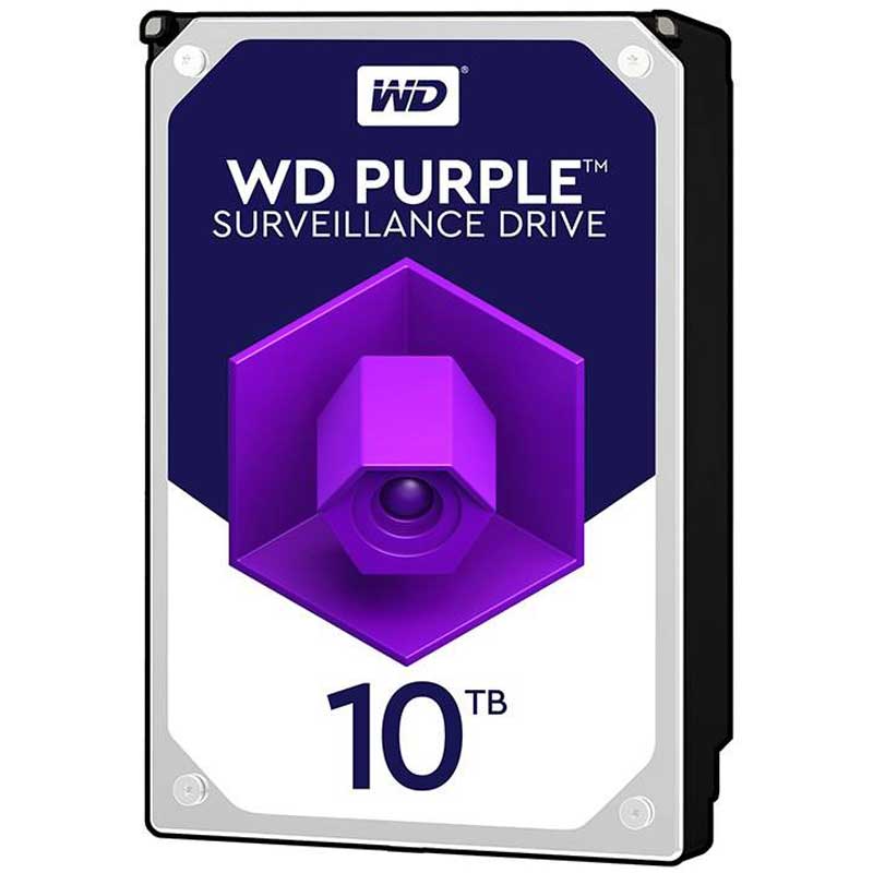 هارد دیسک اینترنال وسترن دیجیتال مدل Purple WD100PURZ ظرفیت ۱۰ ترابایت