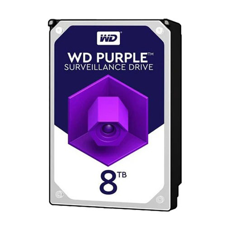 هارد دیسک اینترنال وسترن دیجیتال مدل Purple WD84PURZ با ظرفیت 8 ترابایت