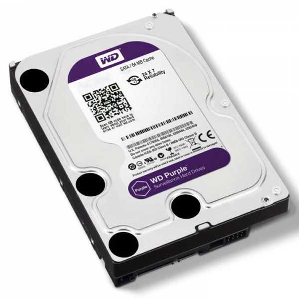 هارد دیسک اینترنال وسترن دیجیتال مدل Purple WD64PURZ ظرفیت ۶ ترابایت