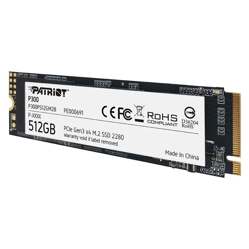 حافظه SSD اینترنال پاتریوت مدل P300 ظرفیت ۵۱۲ گیگابایت