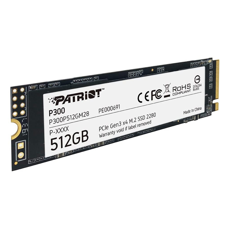 حافظه SSD اینترنال پاتریوت مدل P300 ظرفیت ۵۱۲ گیگابایت