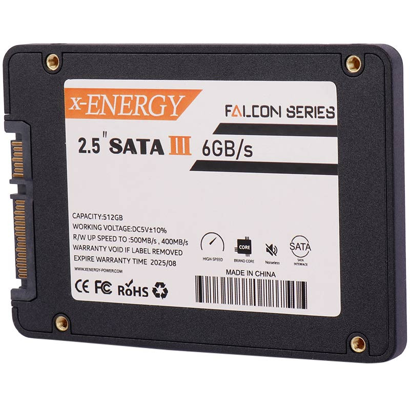 حافظه SSD اینترنال ایکس انرژی مدل Falcon ظرفیت 512 گیگابایت