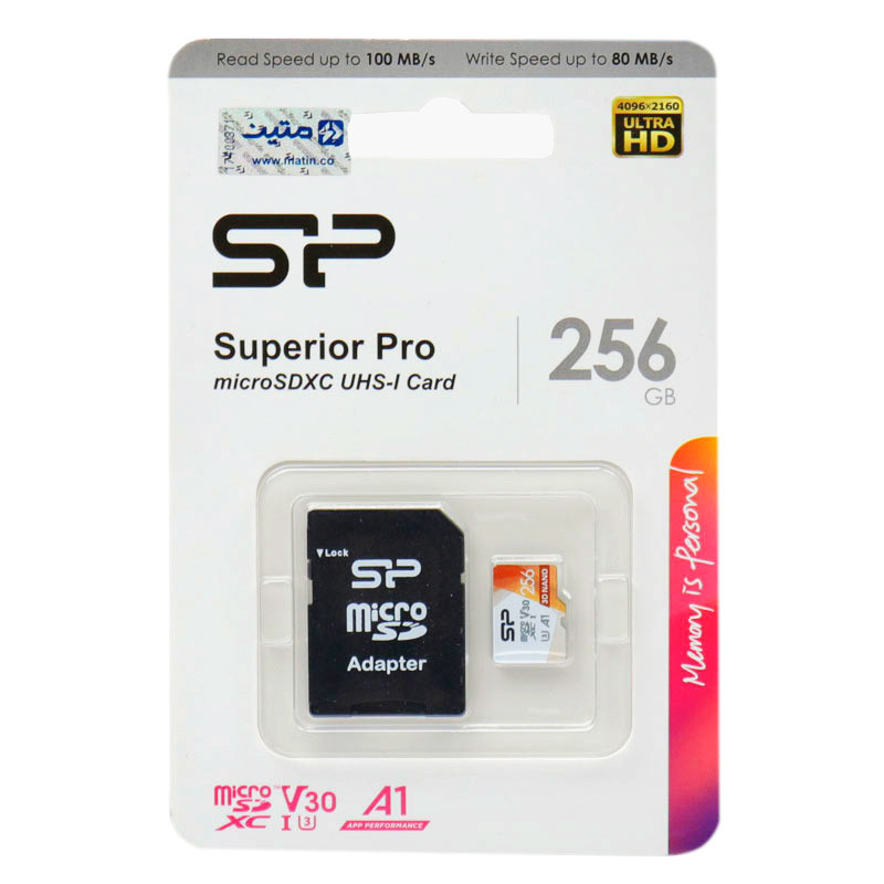 کارت حافظه microSDXC سیلیکون پاور مدل Superior Pro ظرفیت ۲۵۶ گیگابایت