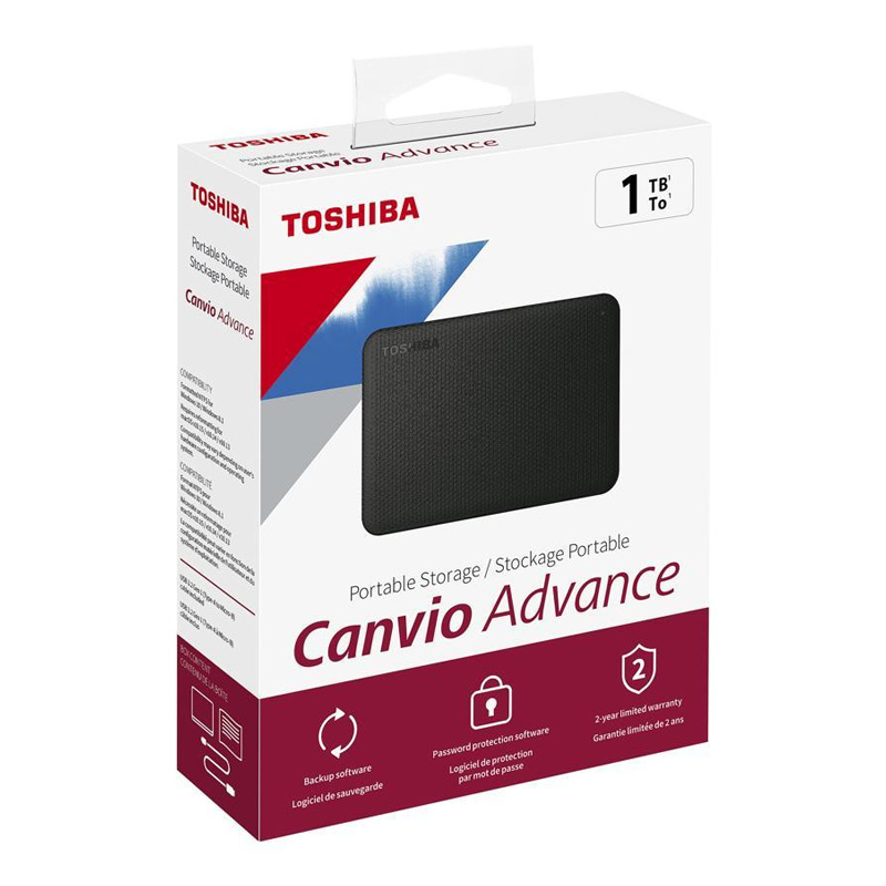 هارد اکسترنال توشیبا مدل Canvio Advance ظرفیت ۱ ترابایت