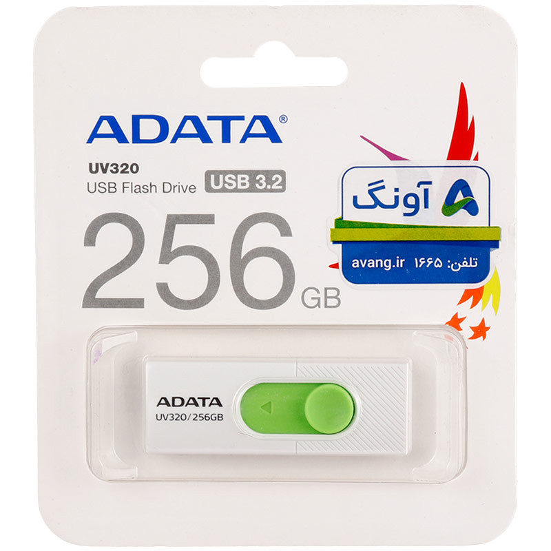 فلش مموری USB3.2 ای دیتا مدل UV320 ظرفیت 256 گیگابایت