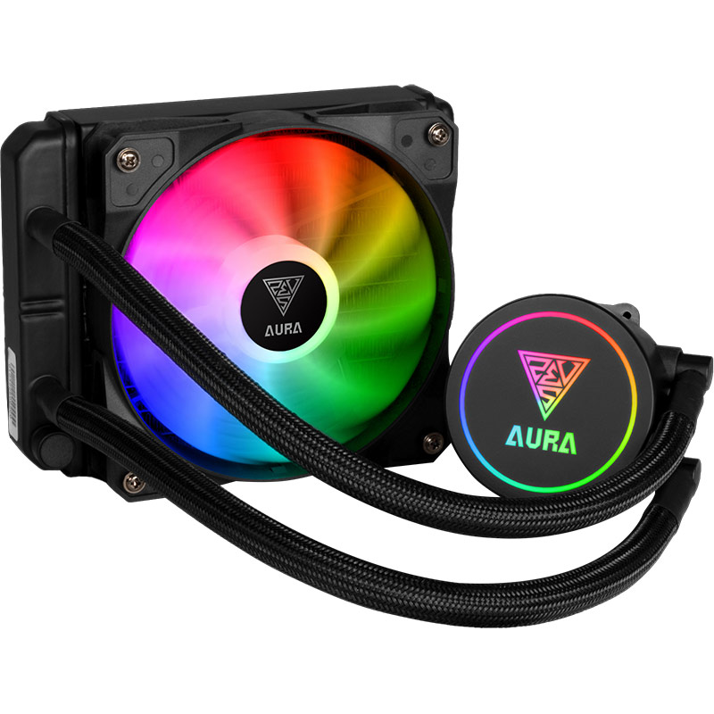 سیستم خنک کننده مایع پردازنده گیم دیاس مدل AURA GL120 RGB