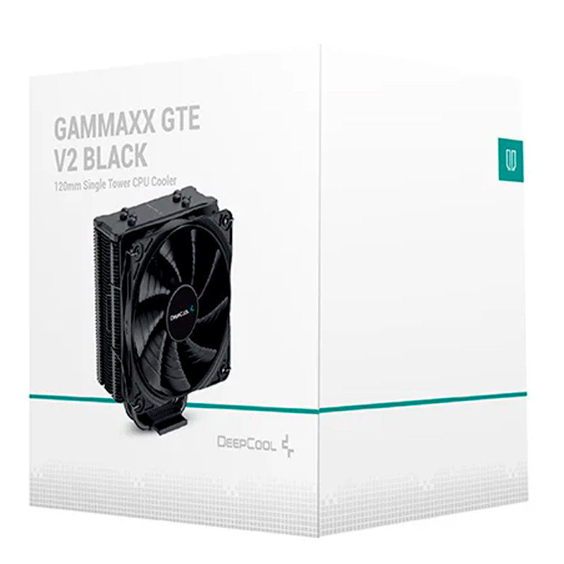 سیستم خنک کننده بادی پردازنده دیپ کول مدل GAMMAXX GTE V2 Black مناسب برای سوکت LGA1700