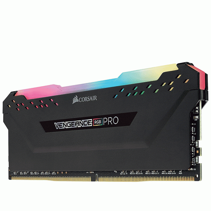 رم کامپیوتر DDR4 دو کاناله 3600 مگاهرتز CL16 کورسیر مدل Vengeance RGB Pro ظرفیت 64 گیگابایت