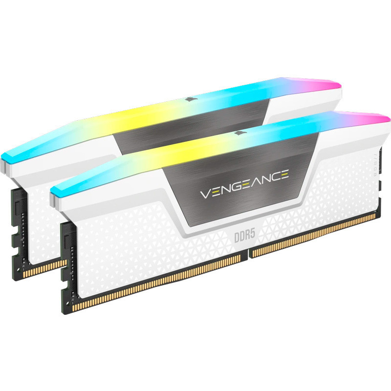رم کامپیوتر DDR5 دو کاناله 6600 مگاهرتز CL38 کورسیر مدل Vengeance RGB ظرفیت 32 گیگابایت