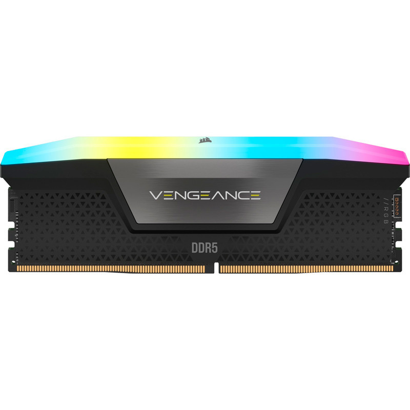 رم کامپیوتر DDR5 دو کاناله 6600 مگاهرتز CL38 کورسیر مدل Vengeance RGB ظرفیت 32 گیگابایت