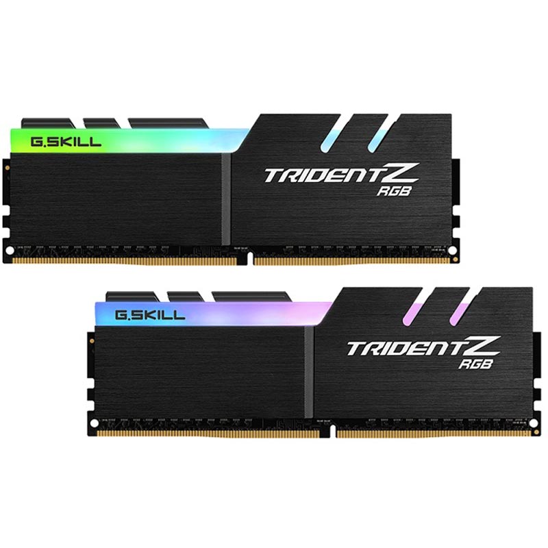 رم کامپیوتر DDR4 دو کاناله ۳۲۰۰ مگاهرتز CL16 جی اسکیل مدل TridentZ RGB ظرفیت ۳۲ گیگابایت