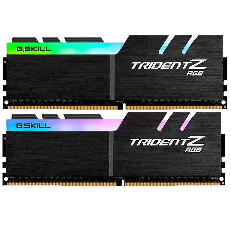 رم کامپیوتر DDR4 دو کاناله 3600 مگاهرتز CL18 جی اسکیل مدل TridentZ RGB ظرفیت 32 گیگابایت