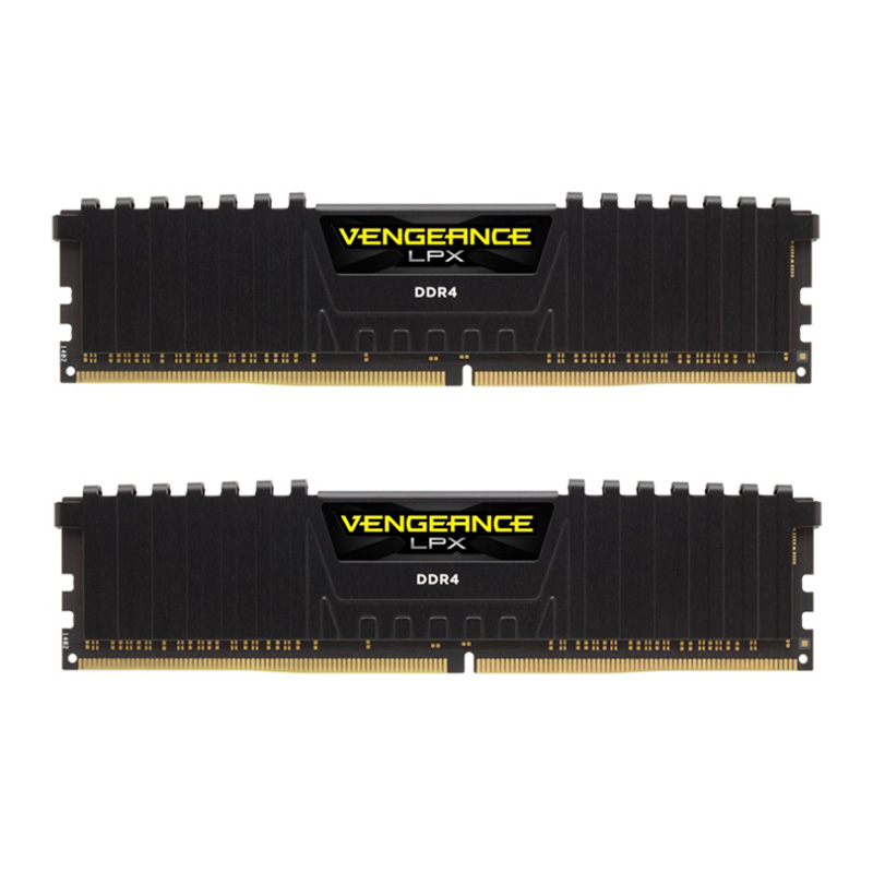 رم کامپیوتر DDR4 دو کاناله ۳۶۰۰ مگاهرتز CL18 کورسیر مدل Vengeance LPX ظرفیت ۳۲ گیگابایت