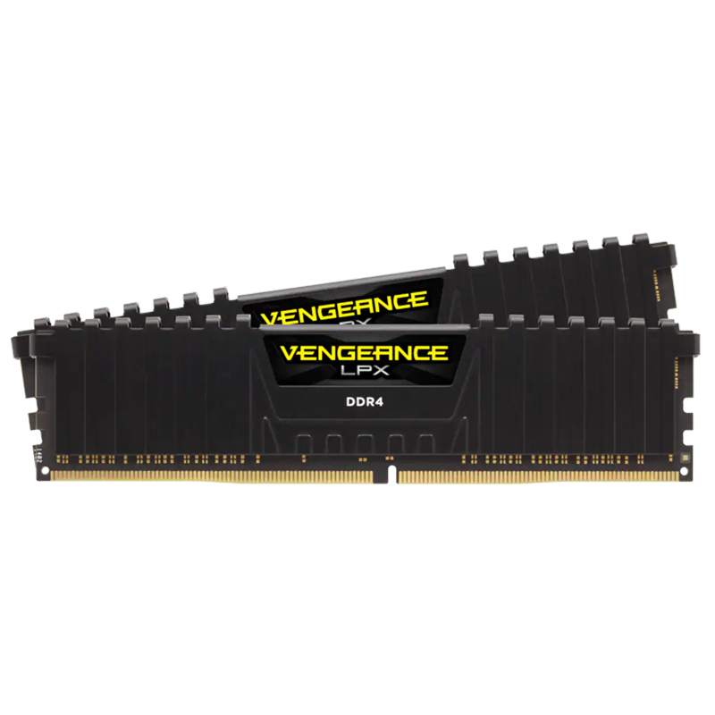 رم کامپیوتر DDR4 دو کاناله ۳۲۰۰ مگاهرتز CL16 کورسیر مدل Vengeance LPX ظرفیت ۳۲ گیگابایت