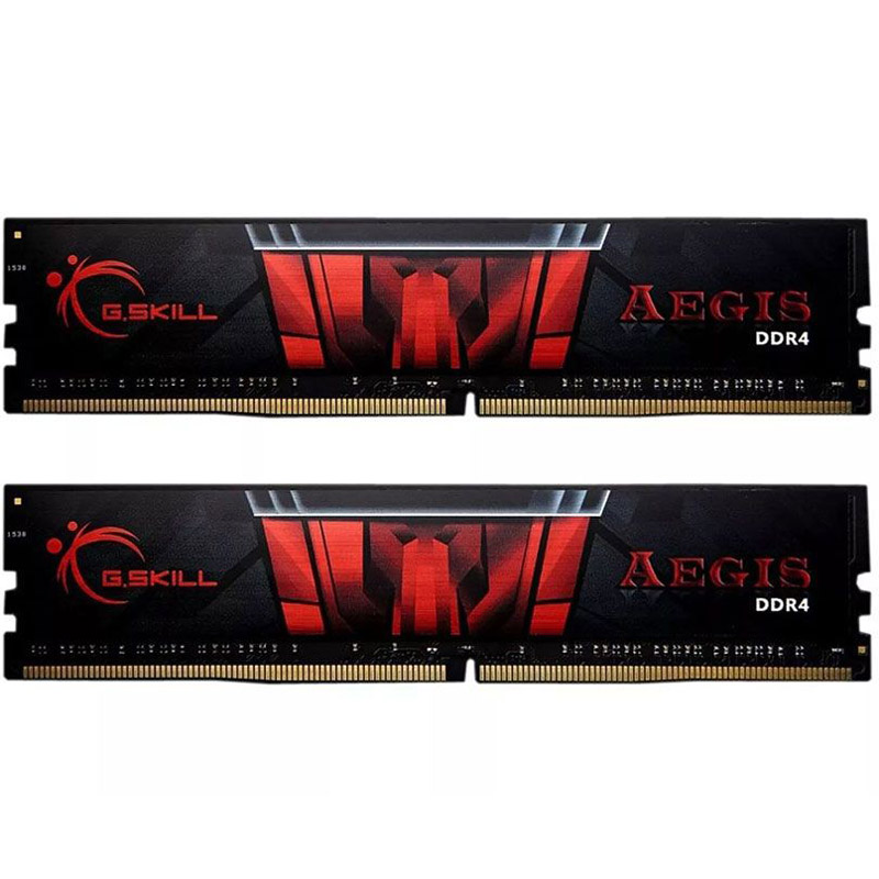 رم کامپیوتر DDR4 دو کاناله ۳۲۰۰ مگاهرتز CL16 جی اسکیل مدل Aegis ظرفیت ۳۲ گیگابایت