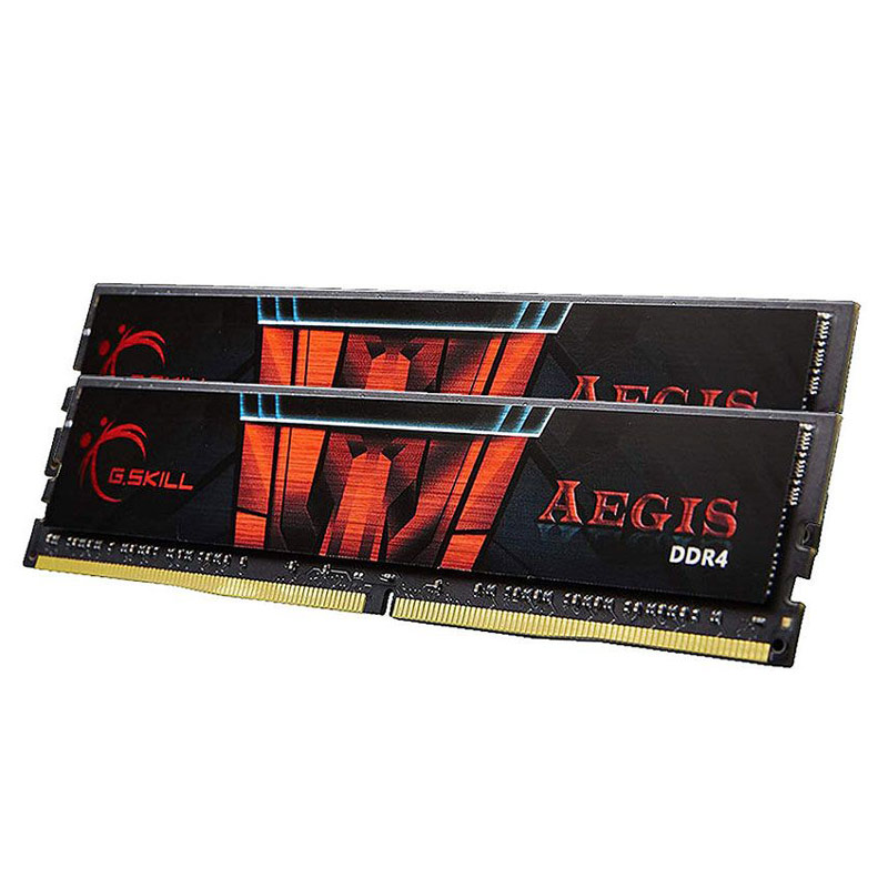 رم کامپیوتر DDR4 دو کاناله ۳۲۰۰ مگاهرتز CL16 جی اسکیل مدل Aegis ظرفیت ۳۲ گیگابایت