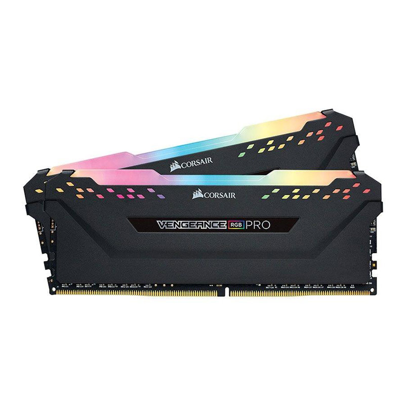 رم کامپیوتر DDR4 دو کاناله ۳۲۰۰ مگاهرتز CL16 کورسیر مدل Vengeance RGB Pro ظرفیت ۱۶ گیگابایت
