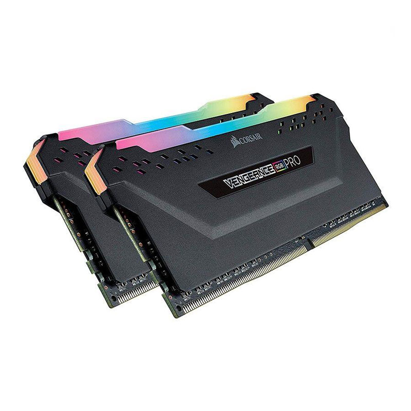 رم کامپیوتر DDR4 دو کاناله ۳۲۰۰ مگاهرتز CL16 کورسیر مدل Vengeance RGB Pro ظرفیت ۱۶ گیگابایت