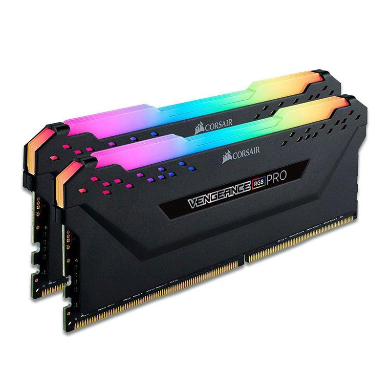 رم کامپیوتر DDR4 دو کاناله ۳۲۰۰ مگاهرتز CL16 کورسیر مدل Vengeance RGB Pro ظرفیت ۱۶ گیگابایت