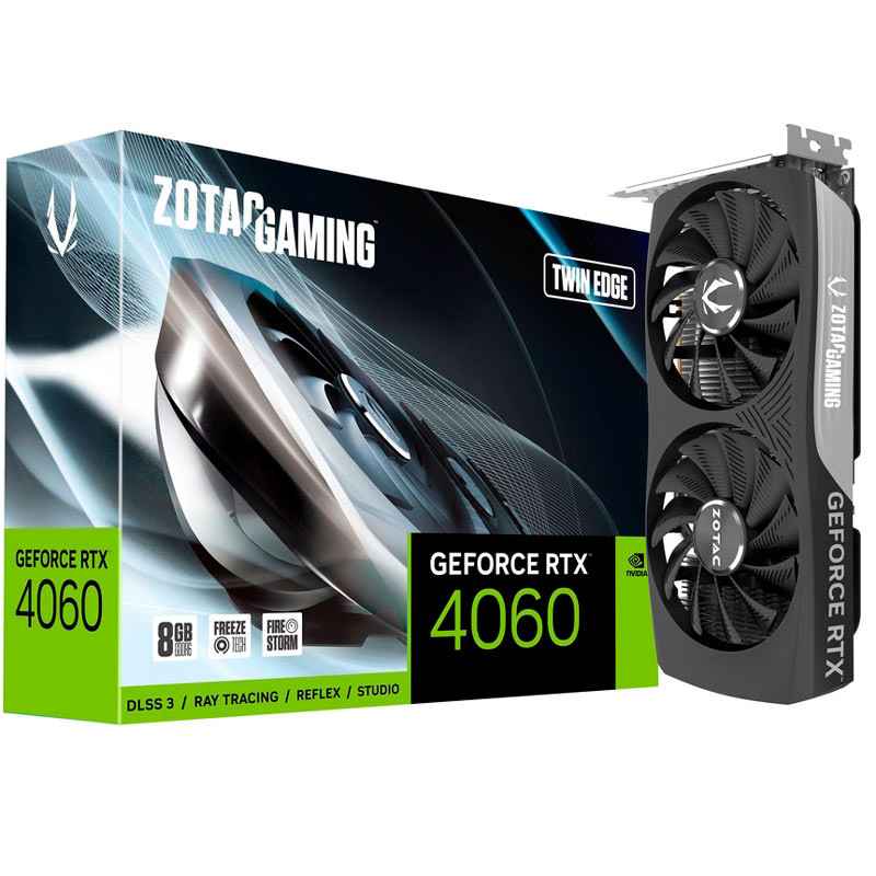 کارت گرافیک گیمینگ زوتاک سری GAMING مدل GeForce RTX 4060 Twin Edge ظرفیت 8 گیگابایت