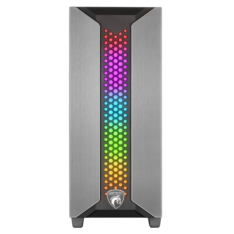 کیس کامپیوتر مخصوص بازی گرین مدل GRIFFIN G7 با نورپردازی RGB