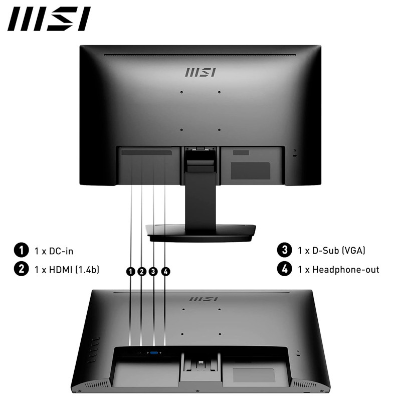 نمایشگر ام اس ای مدل PRO MP242A سایز 21.5 اینچ